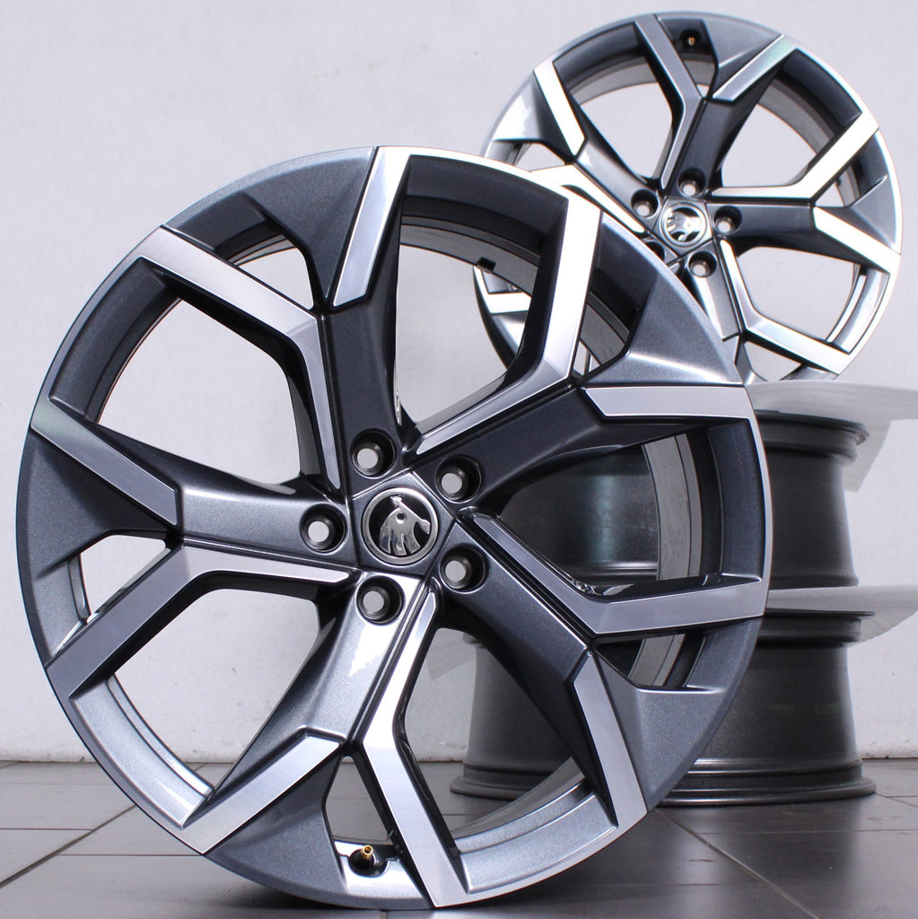 20 Zoll original Skoda Kodiaq II 57H601025B Alufelgen (9477d)