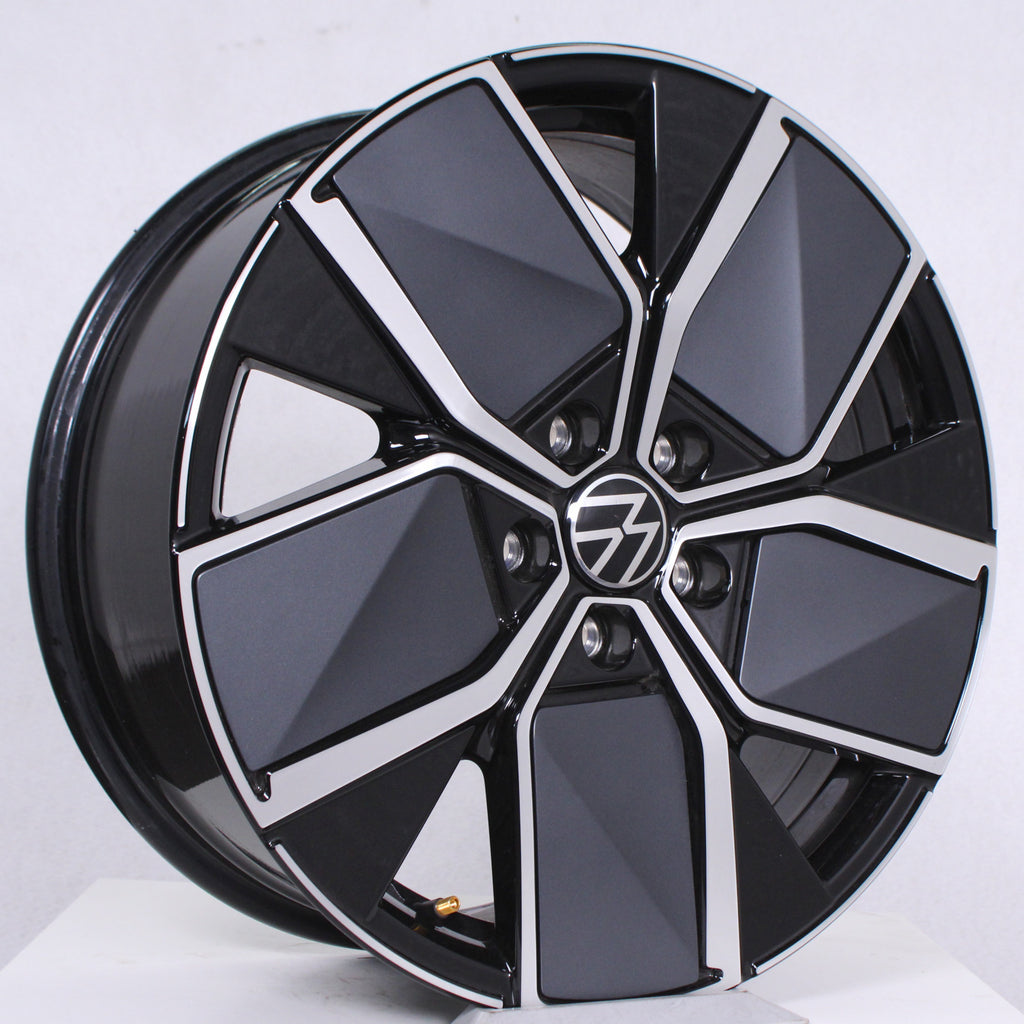 18 Zoll original VW Golf 8 VIII 5H 5H0601025AR Leeds Alufelgen (dc412)