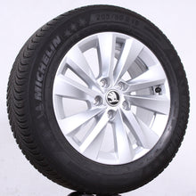 Laden Sie das Bild in den Galerie-Viewer, 16 Zoll original Skoda Octavia Mk4 A8 5E0601025BA Alufelgen Winterreifen (58a4b)