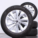 16 Zoll original Skoda Octavia Mk4 A8 5E0601025BA Alufelgen Winterreifen (58a4b)