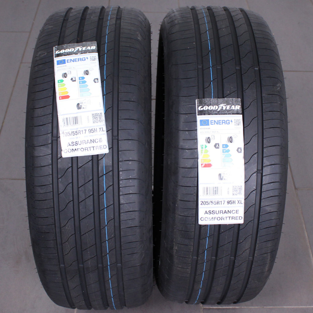 2 Stück 205 55 R17 95H Goodyear Assurance ComfortTred (*) XL Sommerreifen (3fcc0)