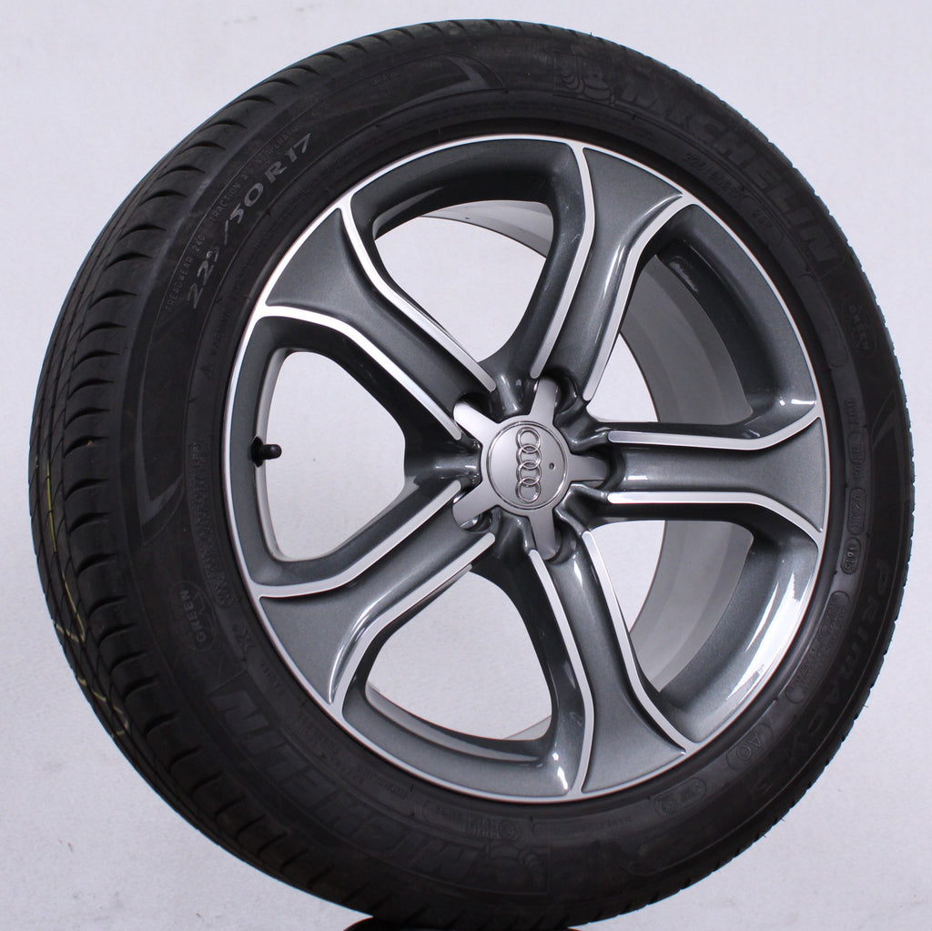 17 Zoll original Audi A5 8T 8T0601025DK Alufelgen Sommerreifen (c732d)