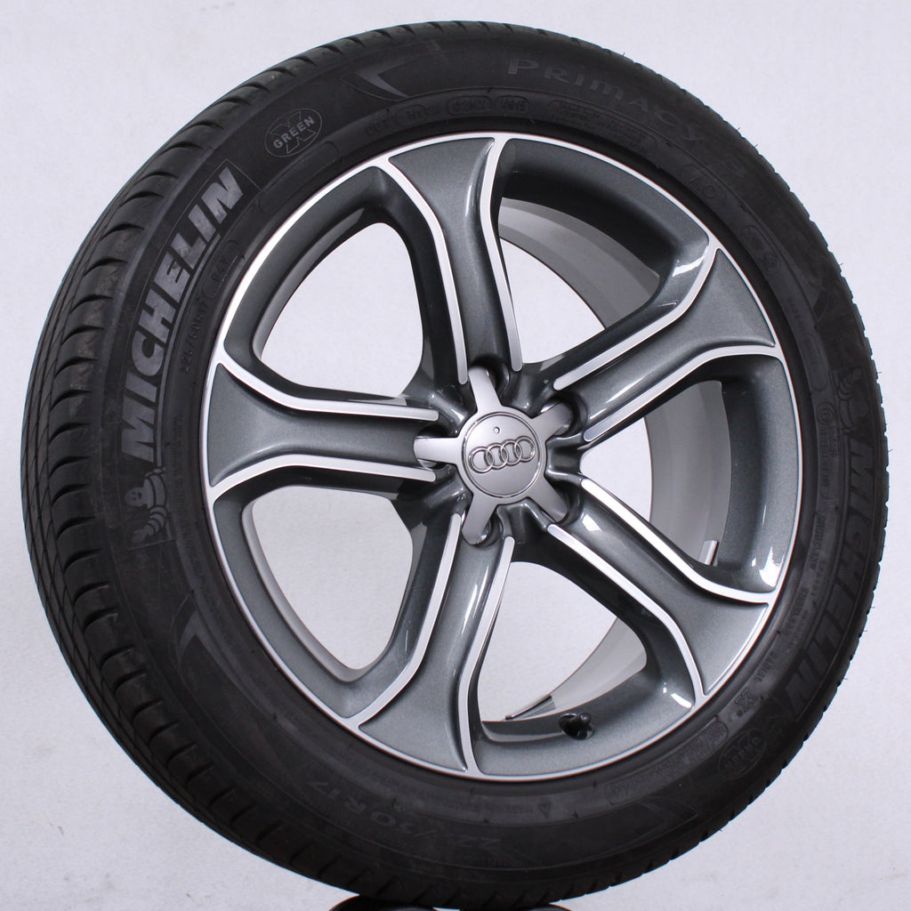 17 Zoll original Audi A5 8T 8T0601025DK Alufelgen Sommerreifen (c732d)