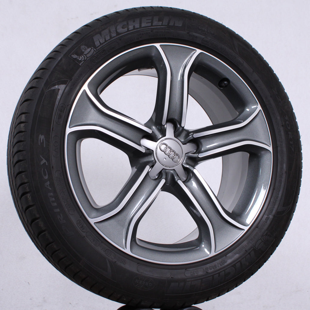 17 Zoll original Audi A5 8T 8T0601025DK Alufelgen Sommerreifen (c732d)