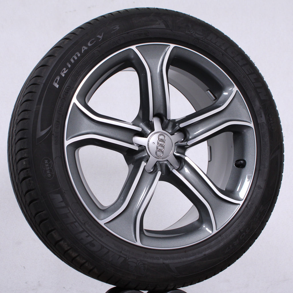 17 Zoll original Audi A5 8T 8T0601025DK Alufelgen Sommerreifen (c732d)