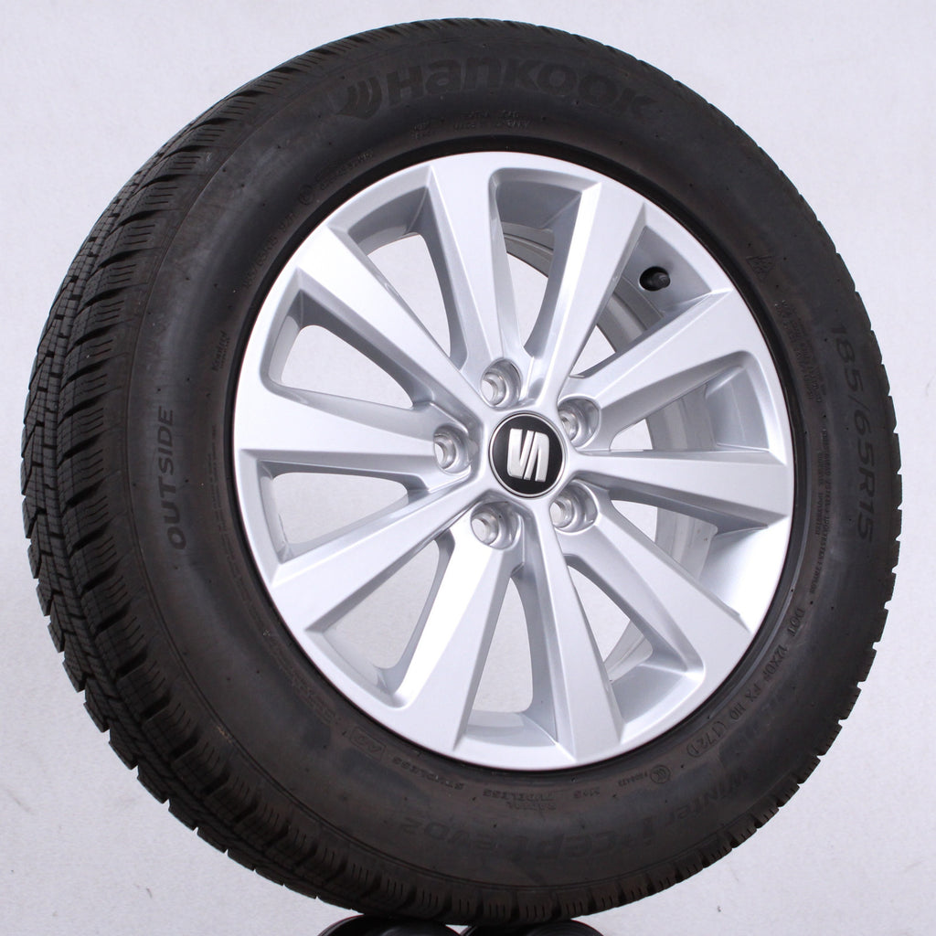 15 Zoll original Seat Ibiza Mk5 6F/KJ1 6F0601025G Alufelgen Winterreifen (74c0b)