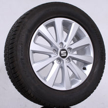 Laden Sie das Bild in den Galerie-Viewer, 15 Zoll original Seat Ibiza Mk5 6F/KJ1 6F0601025G Alufelgen Winterreifen (74c0b)