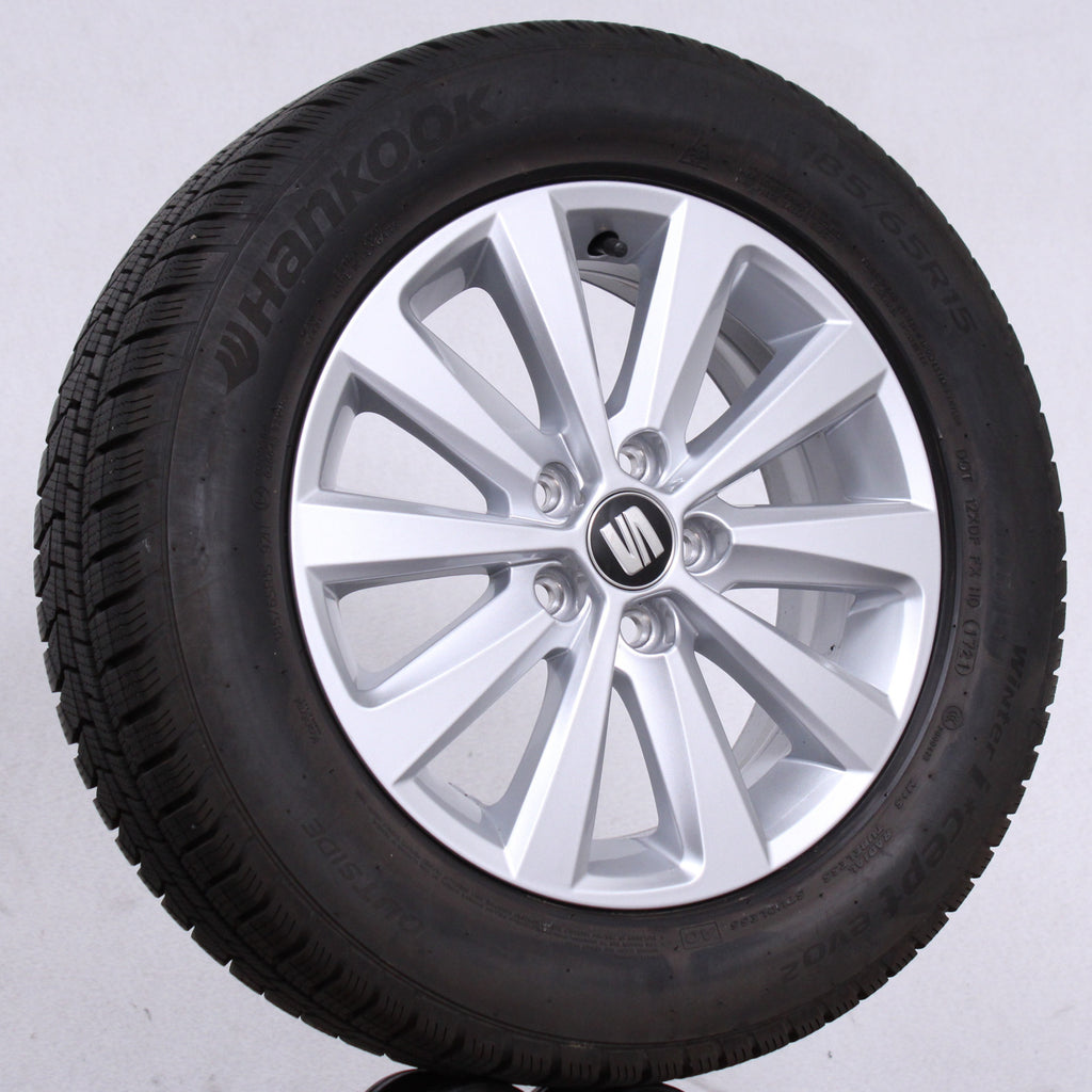 15 Zoll original Seat Ibiza Mk5 6F/KJ1 6F0601025G Alufelgen Winterreifen (74c0b)