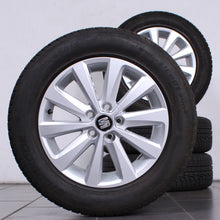 Laden Sie das Bild in den Galerie-Viewer, 15 Zoll original Seat Ibiza Mk5 6F/KJ1 6F0601025G Alufelgen Winterreifen (74c0b)