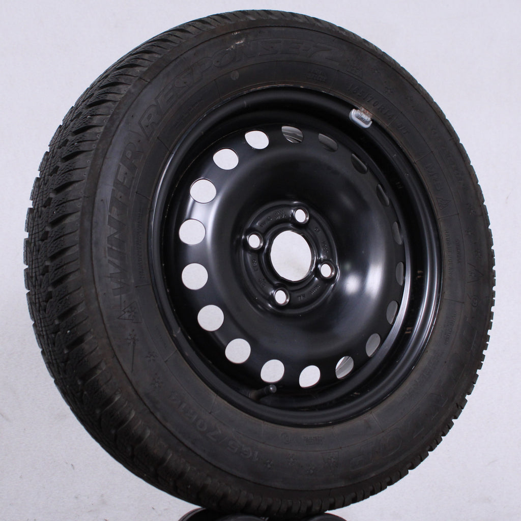 14 original VW UP 1S 1S0601027G Stahlfelgen Winterreifen (fa734)