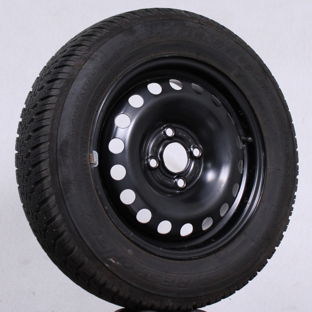14 original VW UP 1S 1S0601027G Stahlfelgen Winterreifen (fa734)
