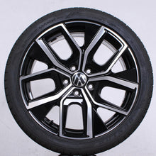 Laden Sie das Bild in den Galerie-Viewer, 18 Zoll original VW Golf 8 VIII 5H 5H0601025AR Leeds Alufelgen Sommerreifen (b231f)