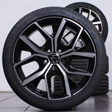 Laden Sie das Bild in den Galerie-Viewer, 18 Zoll original VW Golf 8 VIII 5H 5H0601025AR Leeds Alufelgen Sommerreifen (b231f)