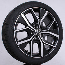 Laden Sie das Bild in den Galerie-Viewer, 18 Zoll original VW Golf 8 VIII 5H 5H0601025AR Leeds Alufelgen Sommerreifen (b231f)