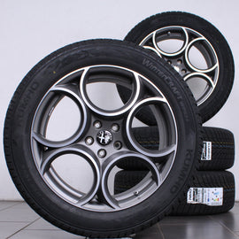 19 Zoll original Alfa Romeo Stelvio Type 949 156117309 Alufelgen Winterreifen (7f59d)