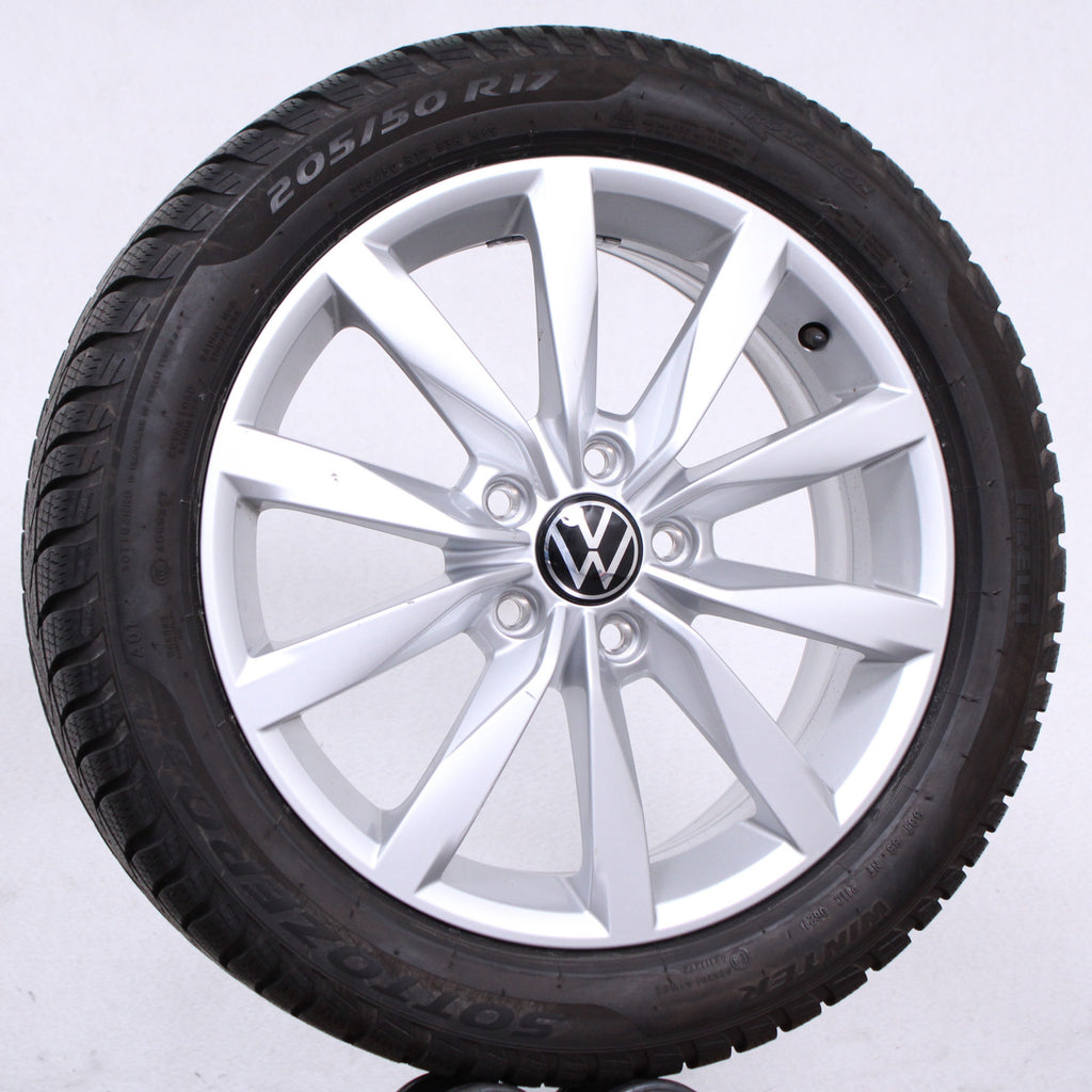 17 Zoll original VW Golf VII 7 5G 5G0601025K Dijon Alufelgen Winterreifen (6a8d3)