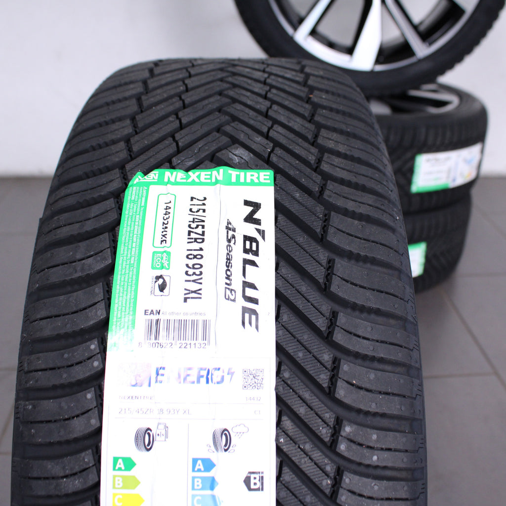 18 Zoll original VW T-Cross C11 Taigo 2G7601025F Alufelgen Ganzjahresreifen (0bec3)