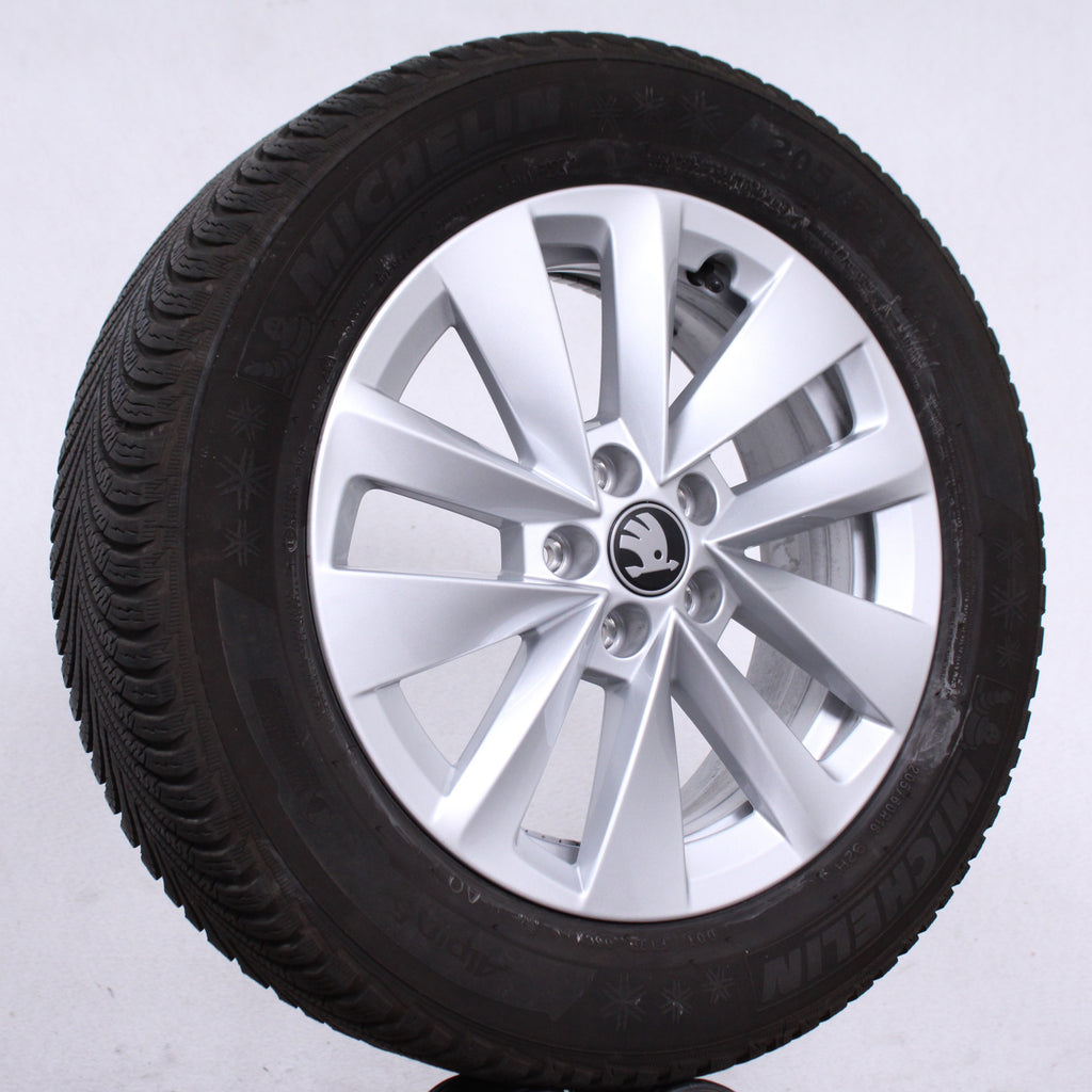 16 Zoll original Skoda Kamiq I NW4 657601025AJ Alufelgen Winterreifen (eac4e)