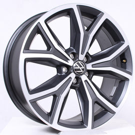 18 Zoll original VW T-Cross I C11 2GM601025P Köln Alufelge 1 Stück (abdd8)