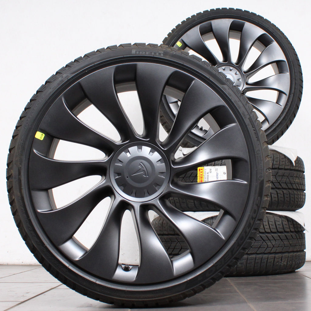 20 Zoll original Tesla Model 3 1044267-00-A Alufelgen Winterreifen (dacdd)