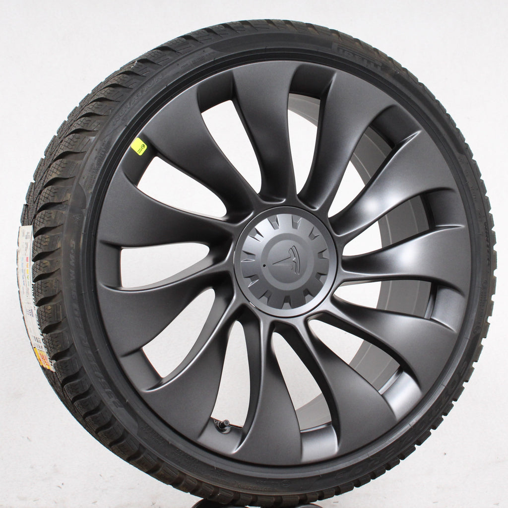 20 Zoll original Tesla Model 3 1044267-00-A Alufelgen Winterreifen (a6713)