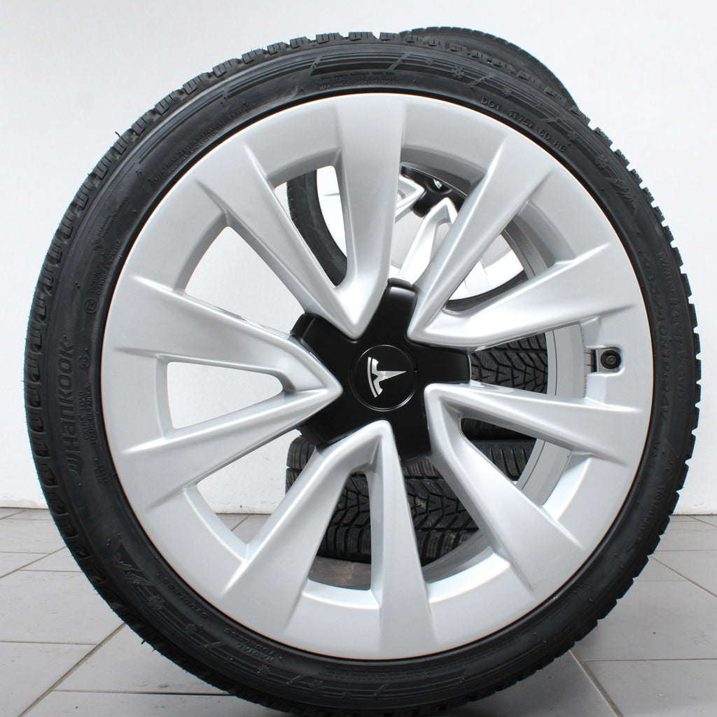 19 Zoll original Tesla Model 3 1044264-00-A Alufelgen Winterreifen (a016d)