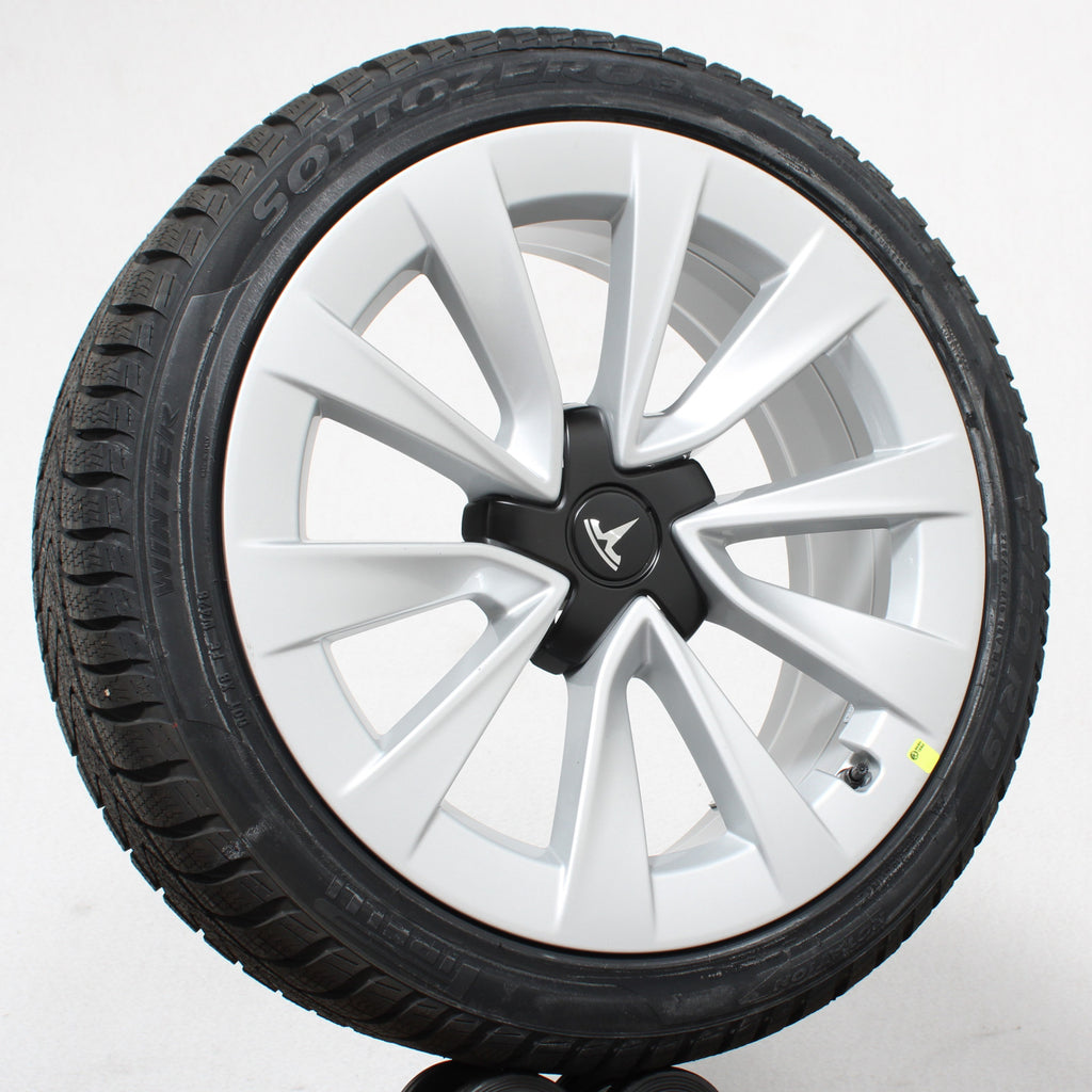 19 Zoll original Tesla Model 3 1044264-00-A Alufelgen Winterreifen (eea41)