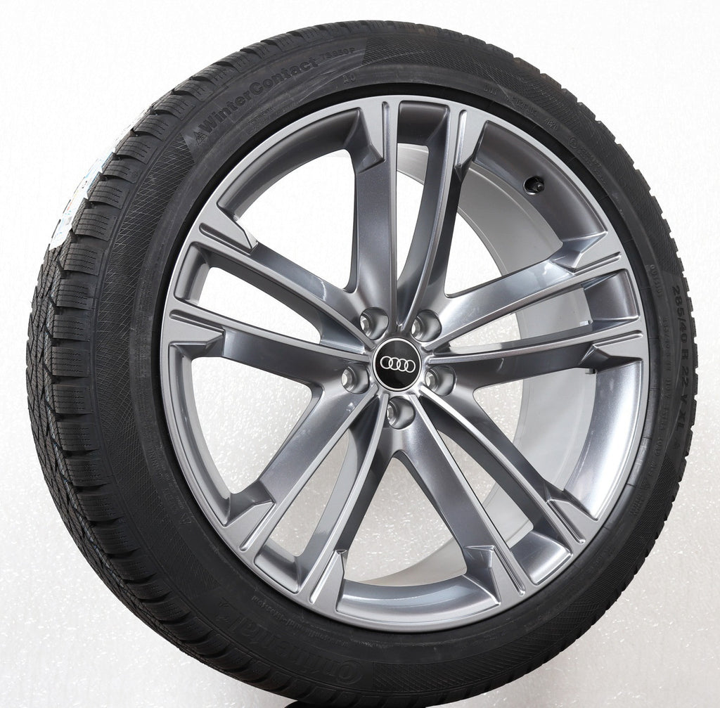 22 Zoll original Audi Q8 SQ8 4M8 4M8071492A Alufelgen Winterreifen (bad85)