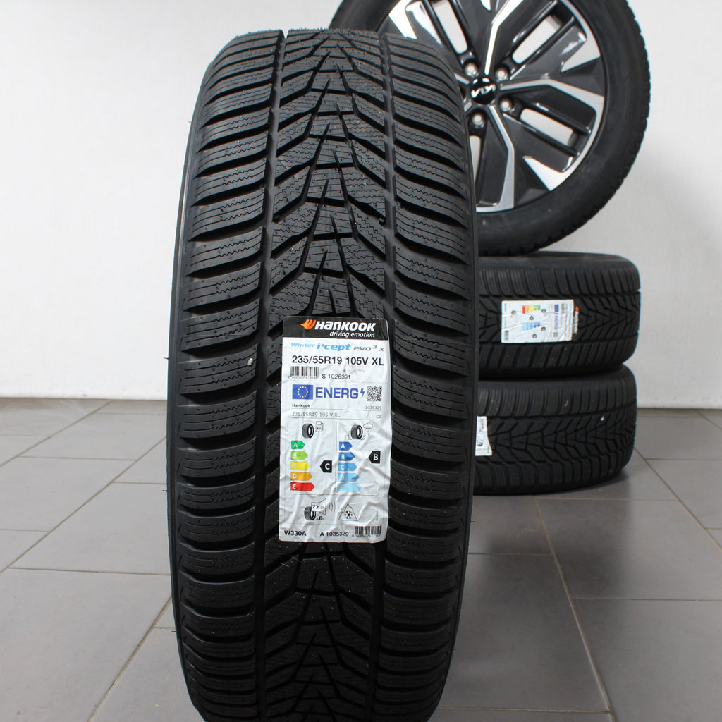 19 Zoll original Kia EV6 52910-CV110 Alufelgen Winterreifen (30d92)