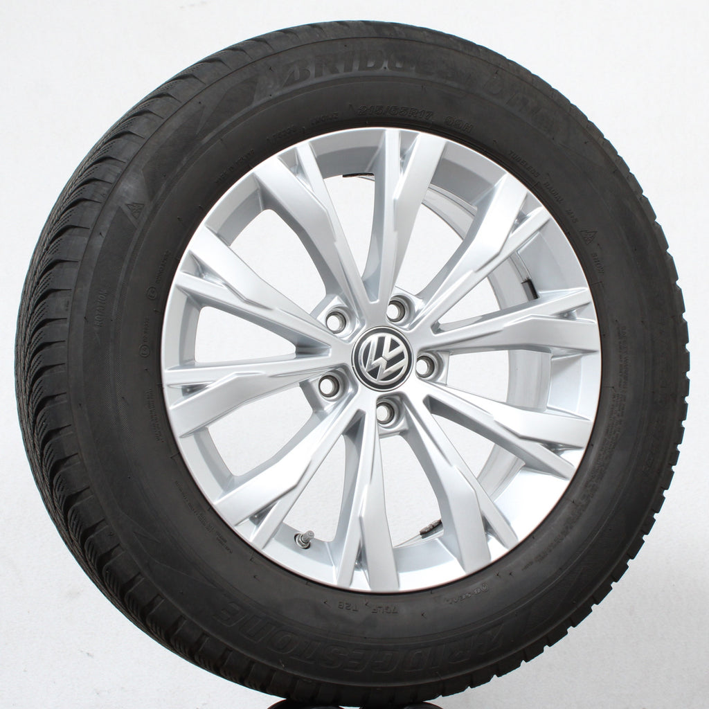 17 Zoll original VW Tiguan ll Allspace 5NA 5NA601025 Alufelgen Winterreifen (9cb44)
