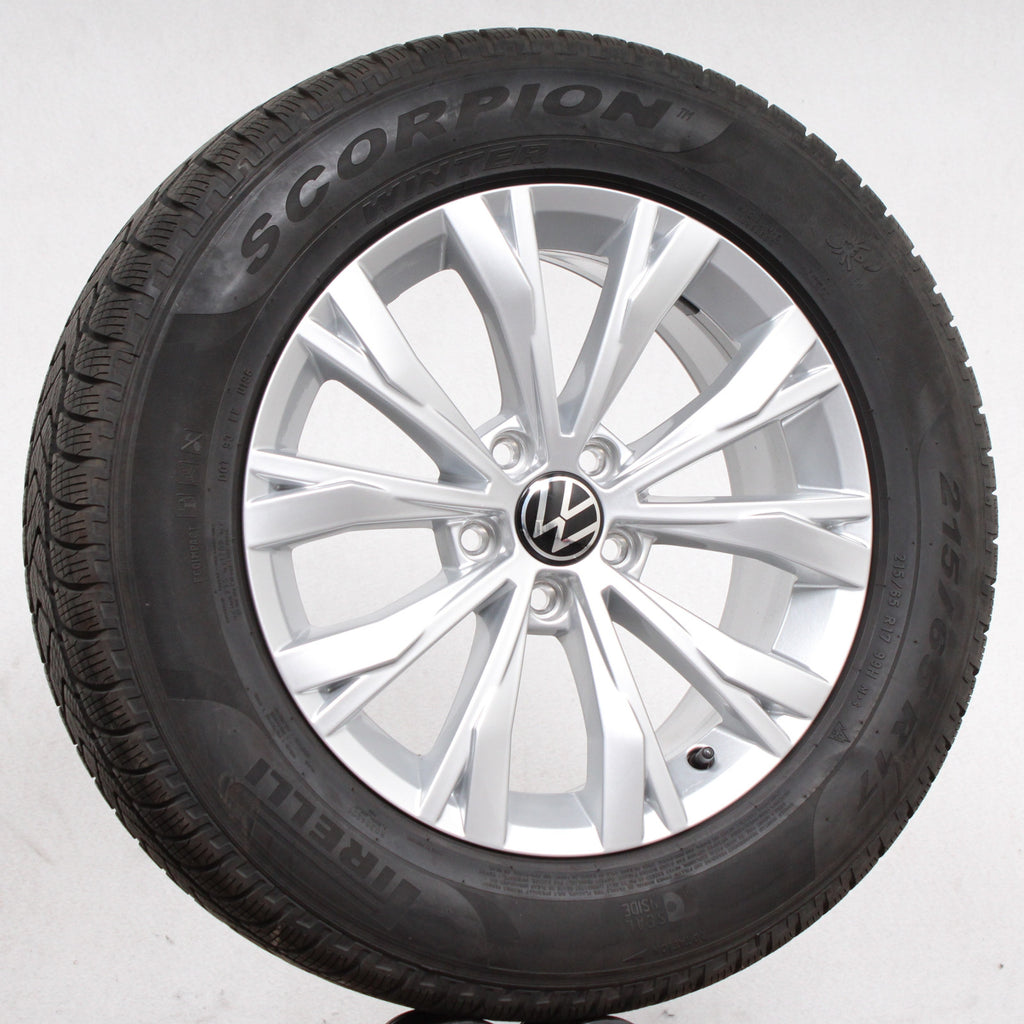17 Zoll original VW Tiguan ll Allspace 5NA 5NA601025 Alufelgen Winterreifen (64341)