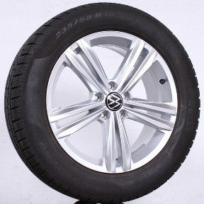 18 Zoll original VW Tiguan ll Allspace 5NA601025M Alufelgen Winterreifen (b3b3b)