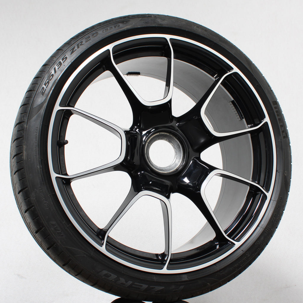 20 & 21 Zoll original Porsche 992 Turbo S 992601025AF Alufelgen Sommerreifen (3f388)