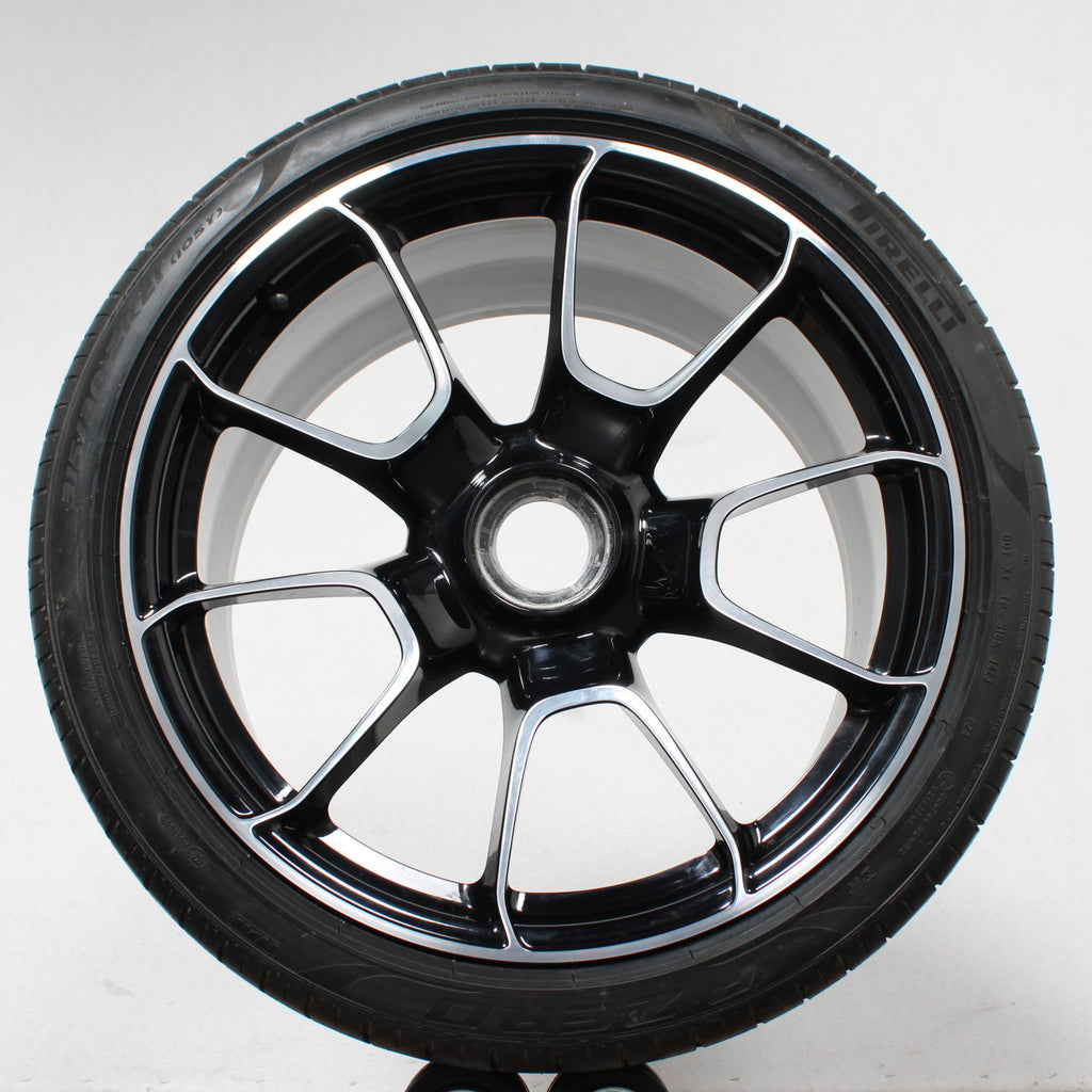 20 & 21 Zoll original Porsche 992 Turbo S 992601025AF Alufelgen Sommerreifen (3f388)
