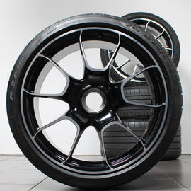 20 & 21 Zoll original Porsche 992 Turbo S 992601025AF Alufelgen Sommerreifen (3f388)