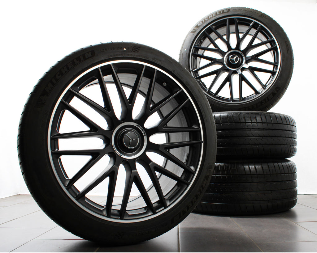23 Zoll original Mercedes AMG GLS63 X167 A1674018500 Alufelgen Sommerreifen (4bff4)