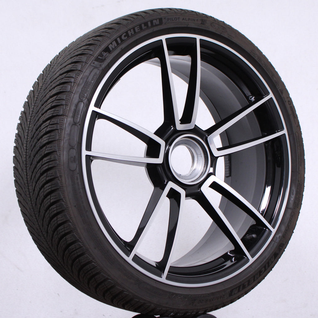 20 21 Zoll original Porsche 911 992 Turbo S Alufelgen Winterreifen (233db)