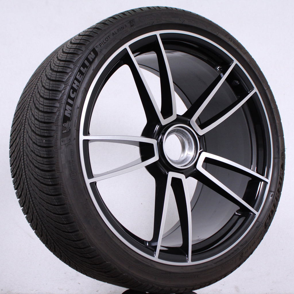 20 21 Zoll original Porsche 911 992 Turbo S Alufelgen Winterreifen (233db)
