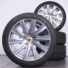 20 Zoll original Porsche Taycan Turbo Tequipment Alufelgen Winterreifen (526b2)