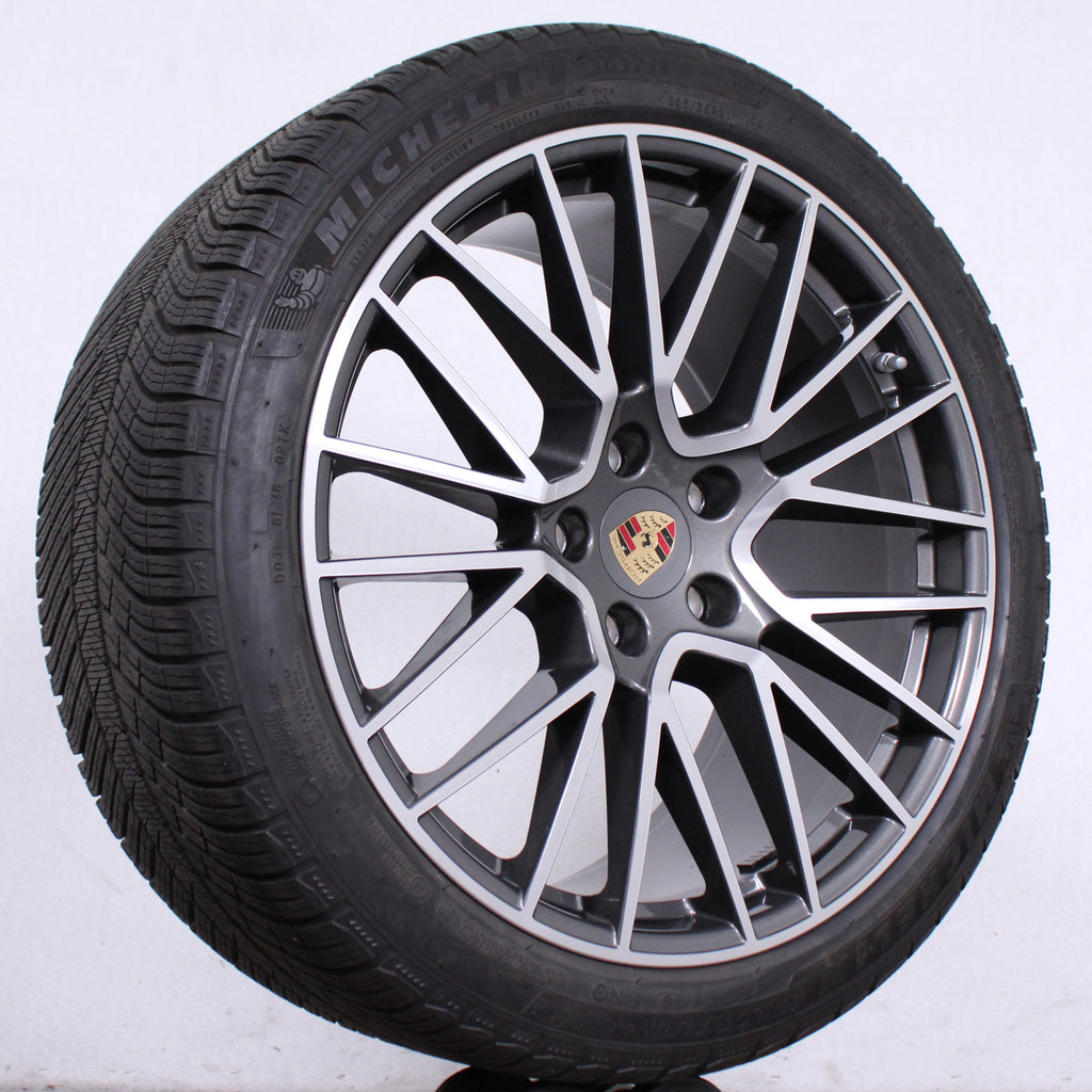 21 Zoll Original Porsche Cayenne E3 9Y0 Spyder Alufelgen Winterreifen (cac28)