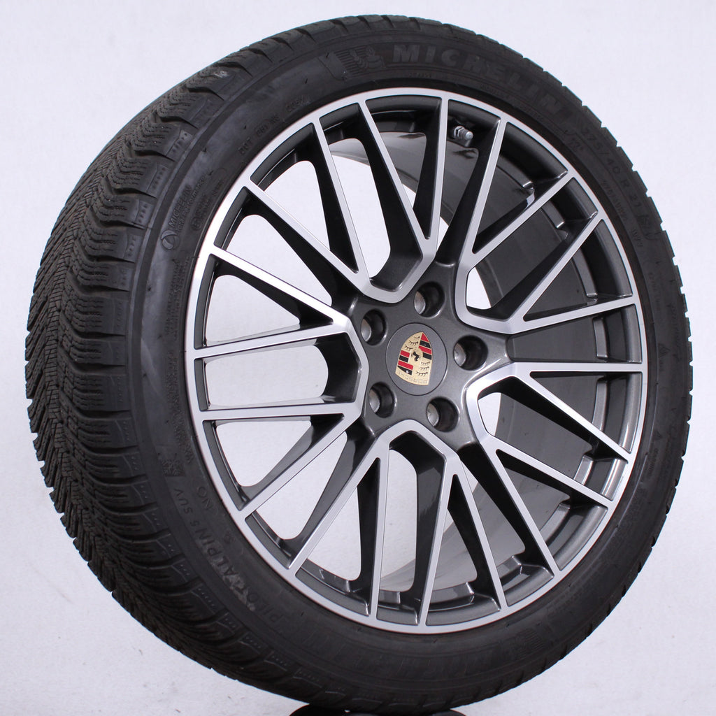 21 Zoll Original Porsche Cayenne E3 9Y0 Spyder Alufelgen Winterreifen (cac28)
