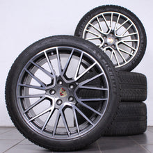 Laden Sie das Bild in den Galerie-Viewer, 21 Zoll Original Porsche Cayenne E3 9Y0 Spyder Alufelgen Winterreifen (cac28)