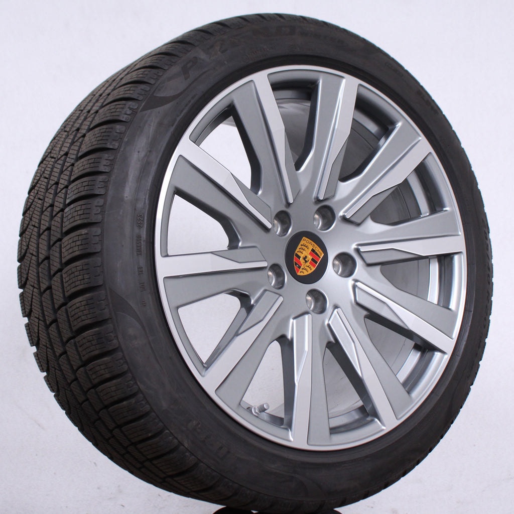 20 Zoll original Porsche Taycan Turbo Tequipment Alufelgen Winterreifen (cf700)