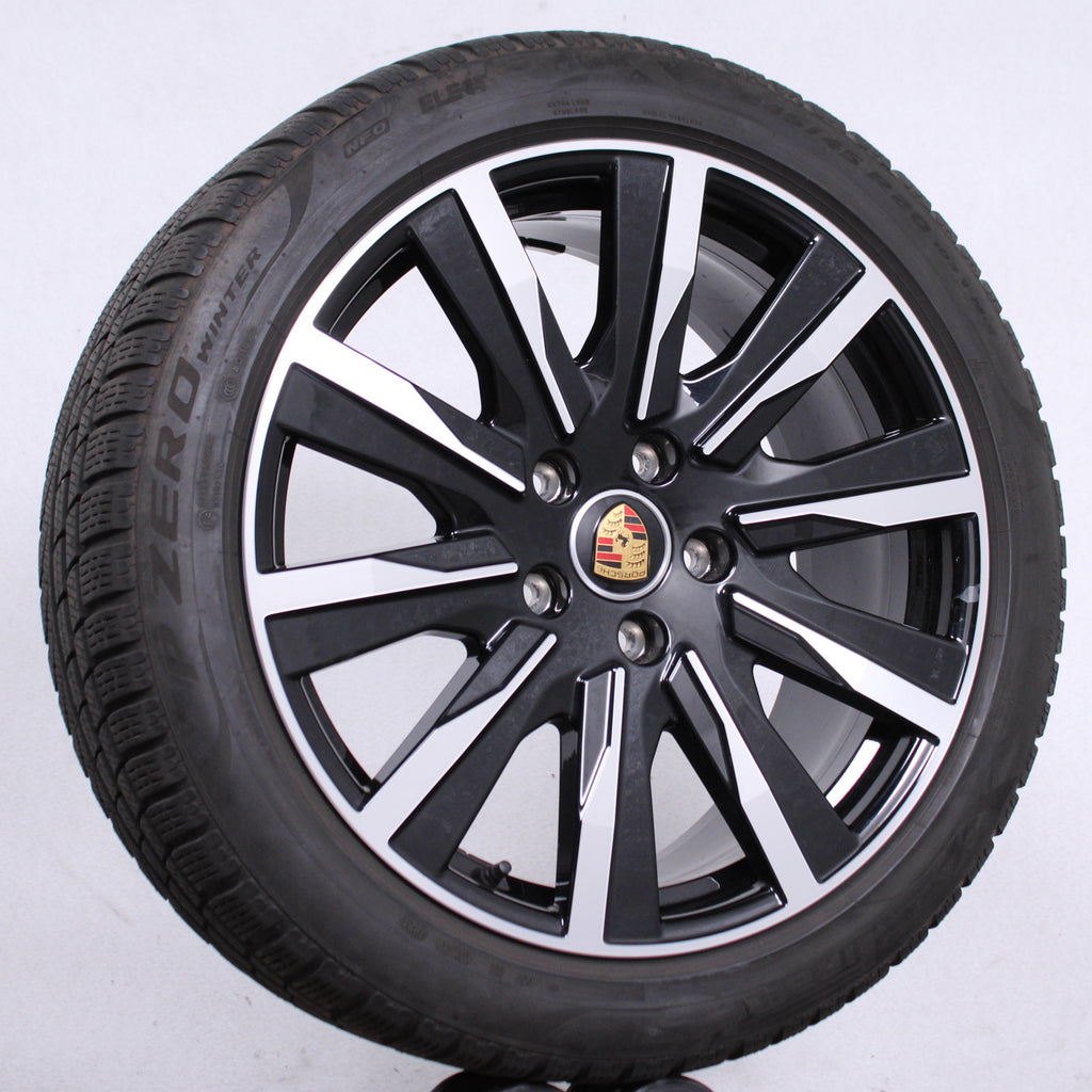 20 Zoll original Porsche Taycan Turbo Tequipment Alufelgen Winterreifen (d01c3)