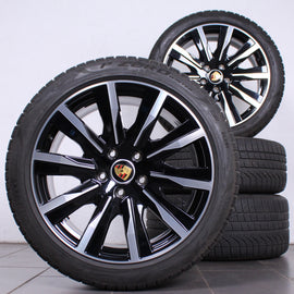20 Zoll original Porsche Taycan Turbo Tequipment Alufelgen Winterreifen (d01c3)