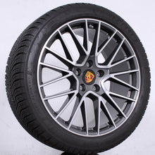Laden Sie das Bild in den Galerie-Viewer, 21 Zoll Original Porsche Cayenne E3 9Y0 Winterräder Spyder Felgen Winterreifen (932e7)