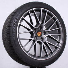 Laden Sie das Bild in den Galerie-Viewer, 21 Zoll Original Porsche Cayenne E3 9Y0 Winterräder Spyder Felgen Winterreifen (932e7)