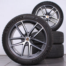 Laden Sie das Bild in den Galerie-Viewer, 20 Zoll original Porsche Macan II III Turbo GTS Felgen Winterreifen (873b9)