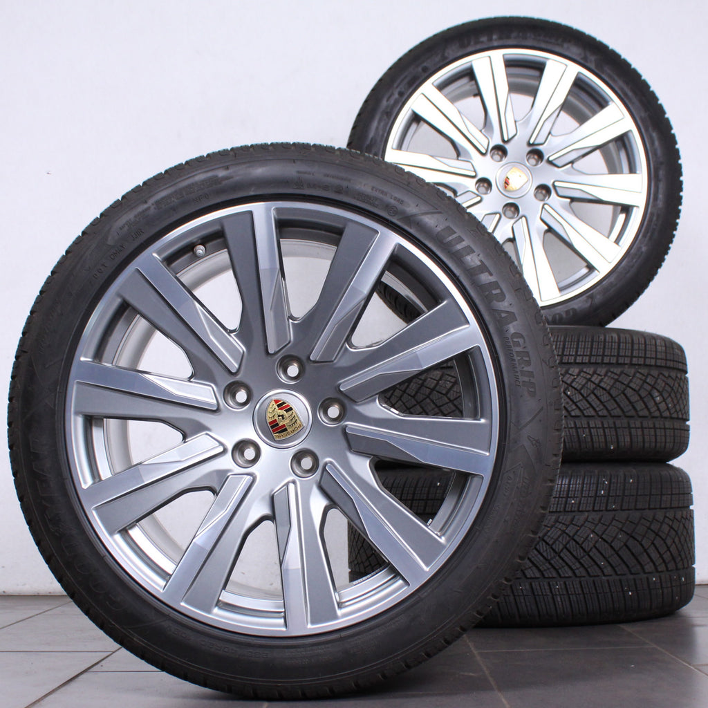 Original Porsche Taycan Turbo Tequipment 20 Zoll Alufelgen Winterreifen (3d937)