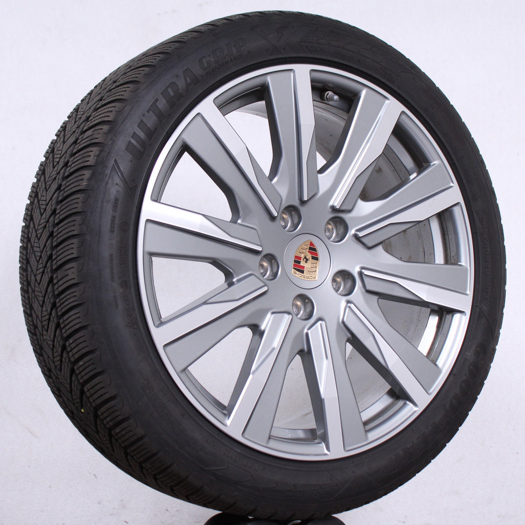 Original Porsche Taycan Turbo Tequipment 20 Zoll Alufelgen Winterreifen (3d937)